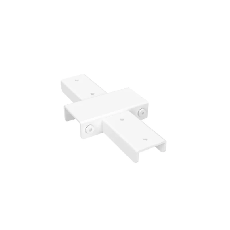 15 Length Aspect Double Sided Gondola Panel Connector Gloss White APWCN1W