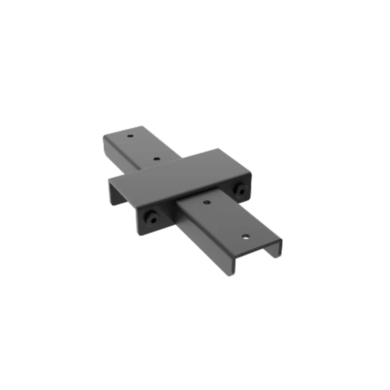 15 Length Aspect Double Sided Gondola Panel Connector Matte Black APWCN1MAB