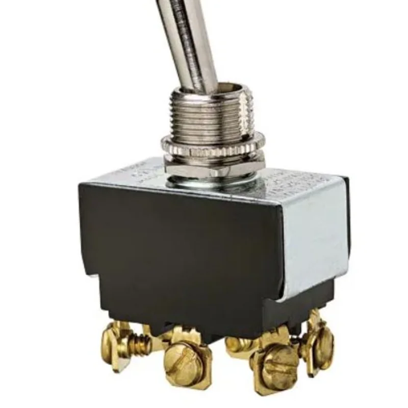 1500V Heavy-Duty DPDT On-Off-On Toggle Switch with Screw Terminals 774016