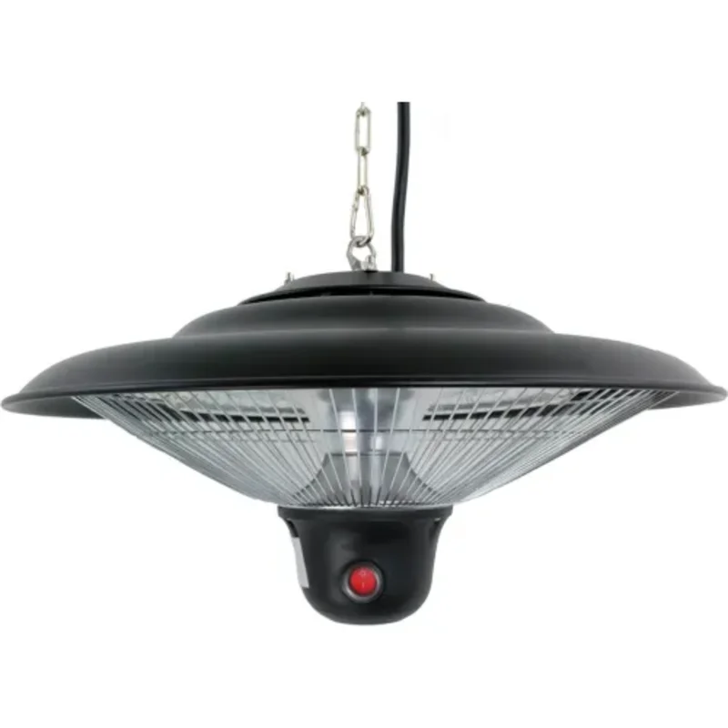 1500W 120V Hiland Electric Gazebo Heater for Ceiling Mounted Design Black Finish HIL-PHE-1500BR