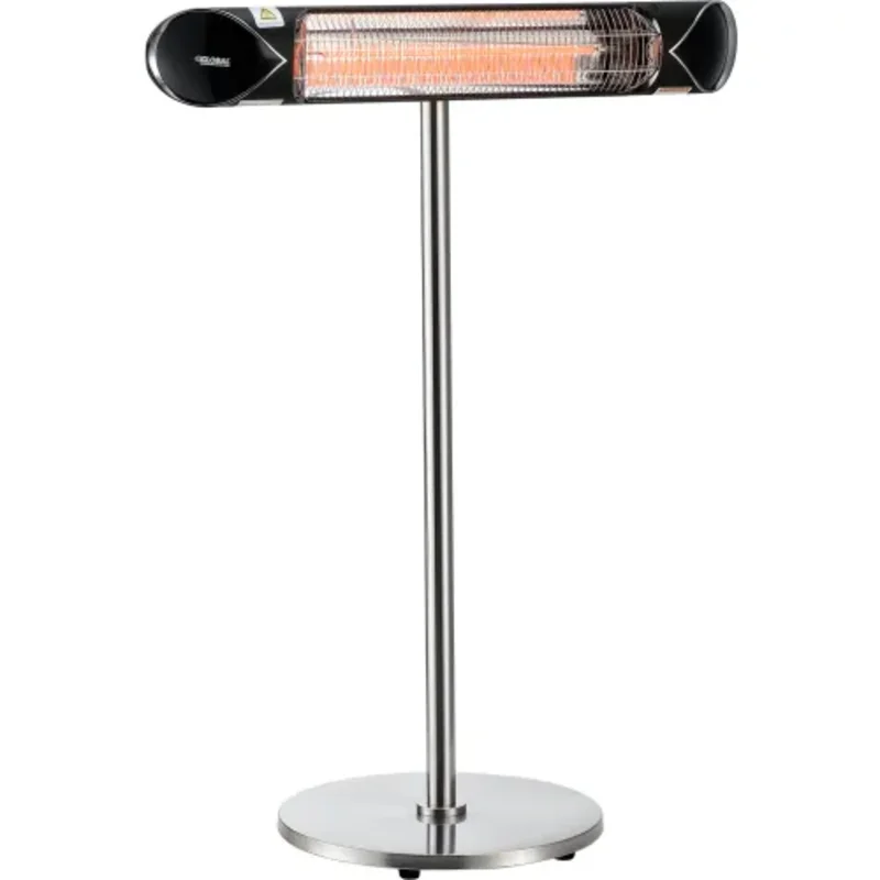 1500W Carbon Infrared Patio Heater w/Remote Control Free Standing WB246722