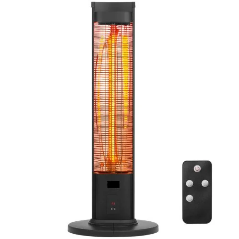 1500W Infrared Heater with Remote Control for Indoor/Outdoor