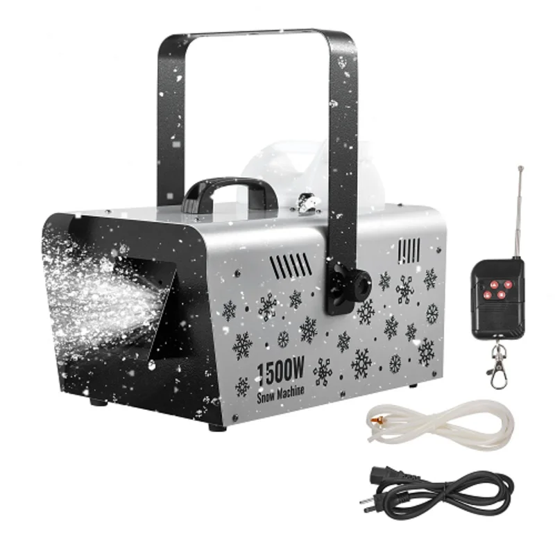 1500W Portable Snow Maker Machine with Wireless Remote & 5L Tank