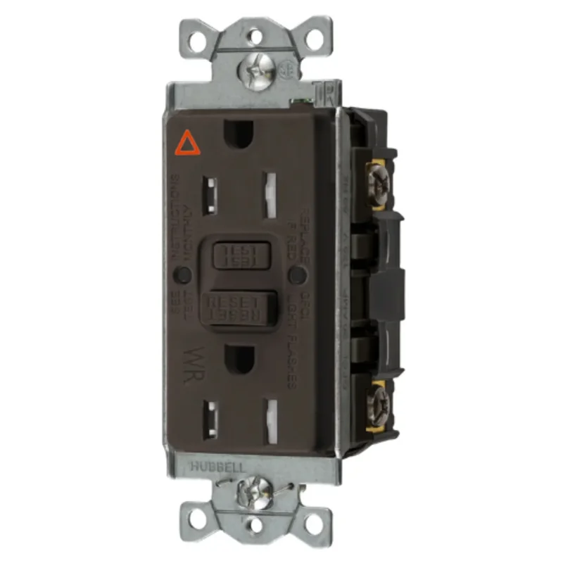 15A 125V 2 Pole 3 Wire Grounding Commercial Hospital Grade Tamper and Weather Resistant GFCI Receptacle GFTWRST15IG