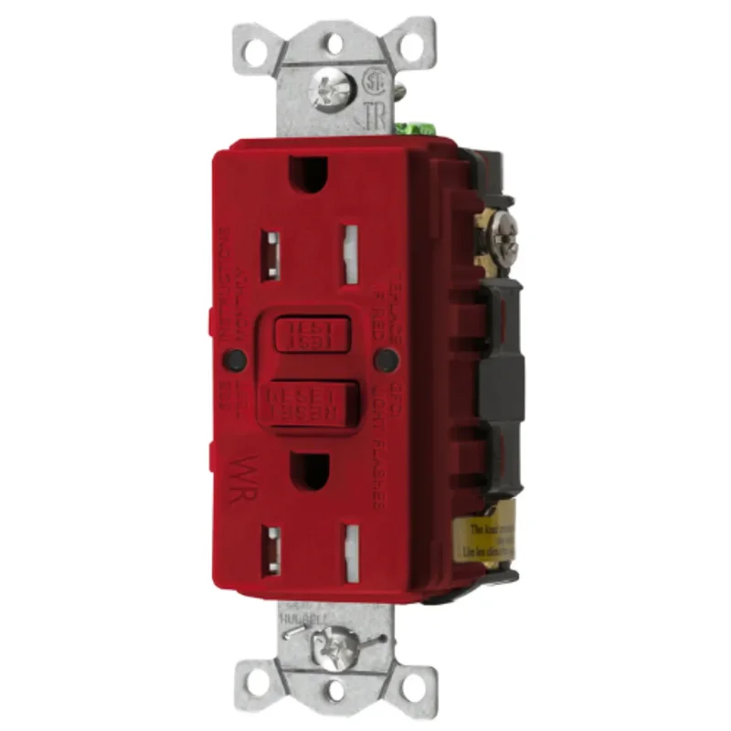 15A 125V 2 Pole 3 Wire Grounding Commercial Hospital Grade Tamper and Weather Resistant GFCI Receptacle GFTWRST15RU