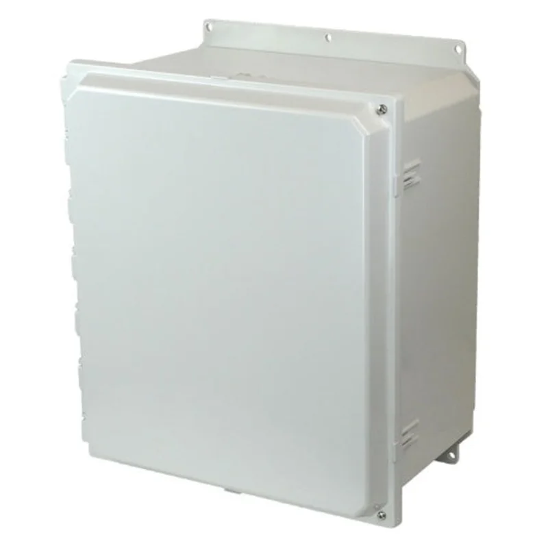 16 Inch Width POLYLINE AMP Series JIC Size Polycarbonate Non Metallic Enclosure AMP1860HF