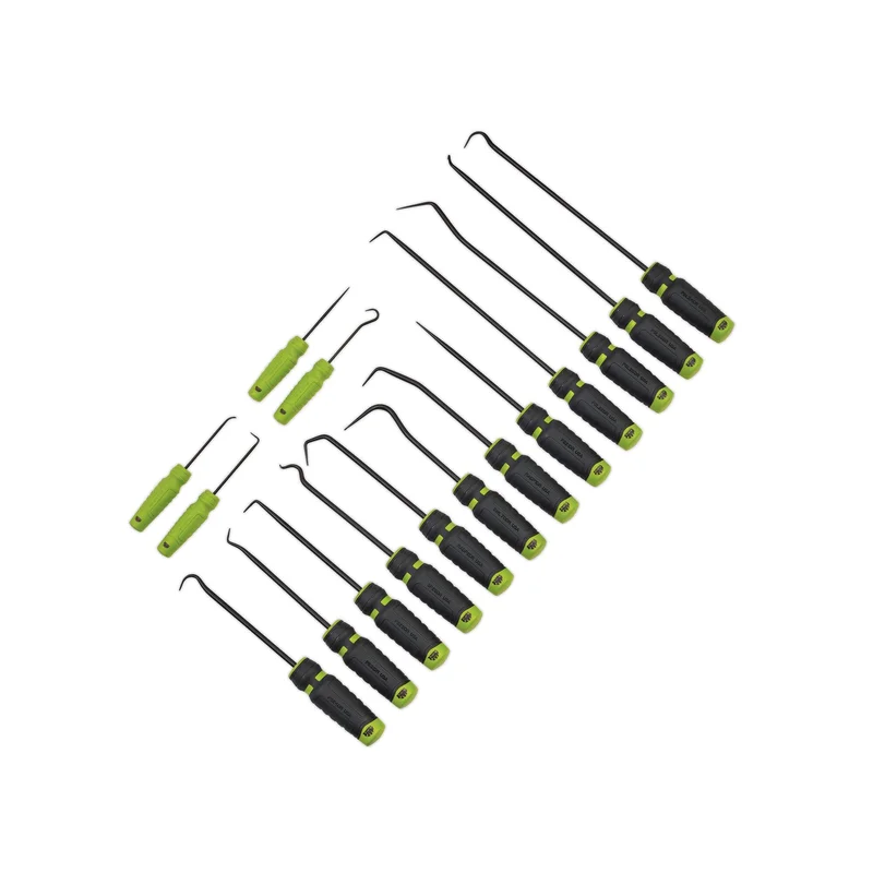 16-PC. Mac-Grip Pick Set - Hi-Vis Green