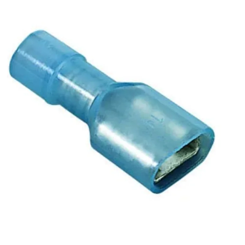 16 to 14 AWG Fully Insulated Female Disconnect Terminal Blue 83-9781 (Pack of 25)