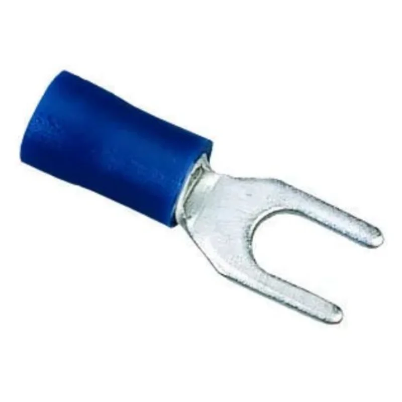 16 to 14 AWG Insulated Vinyl Spade Terminal Tin Plated Brass 83-7151