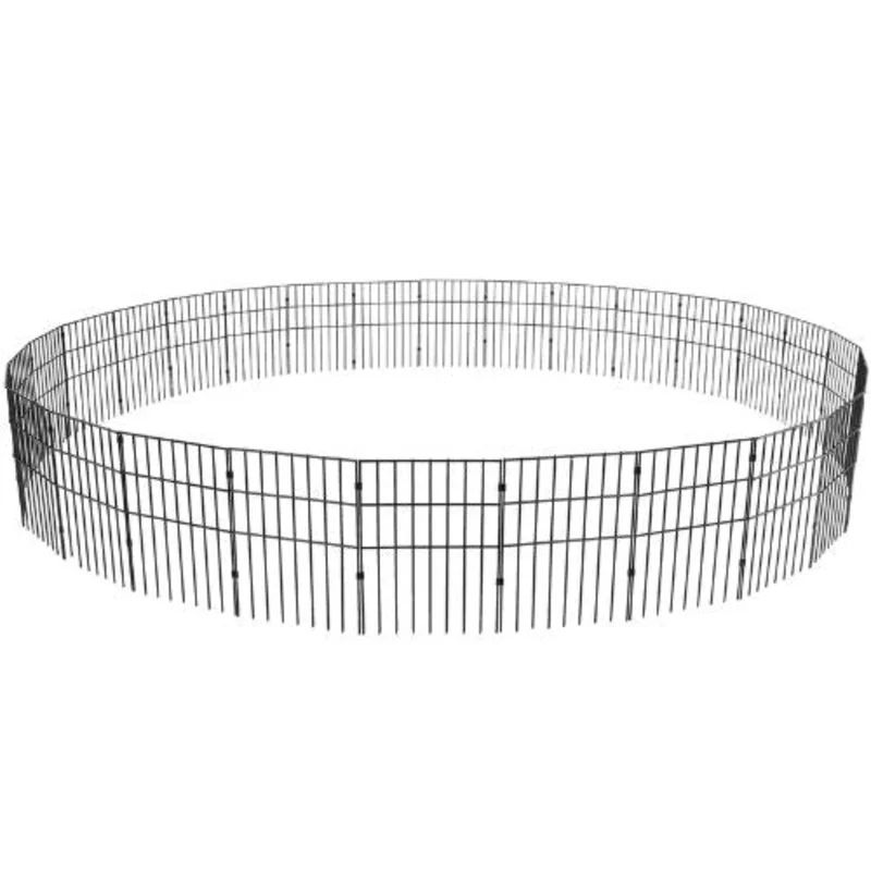 17 x 13 inches Garden Fencing with 1.5 Inch Spike Spacing and Animal Barrier Fence 330x440-28 (28 Pack)