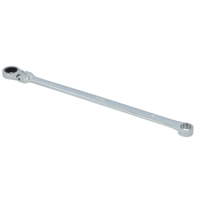 17mm XL Double Box Flex Head Ratcheting Wrench - 12 pt.