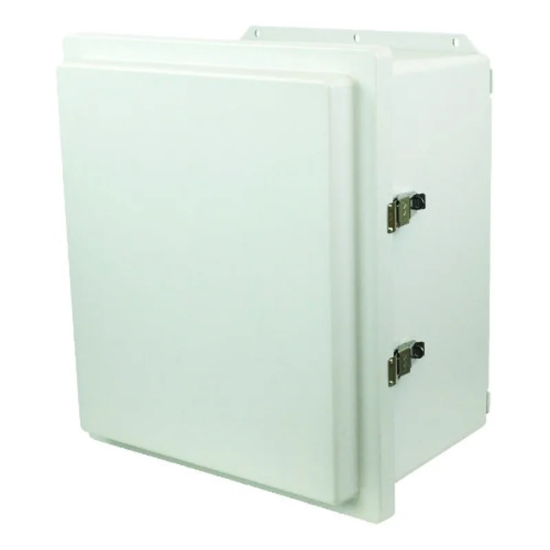 18 Inch Height Heavy Duty Battery Enclosure Raised Lockable Snap Latch Hinged Cover AMHD1860RLF