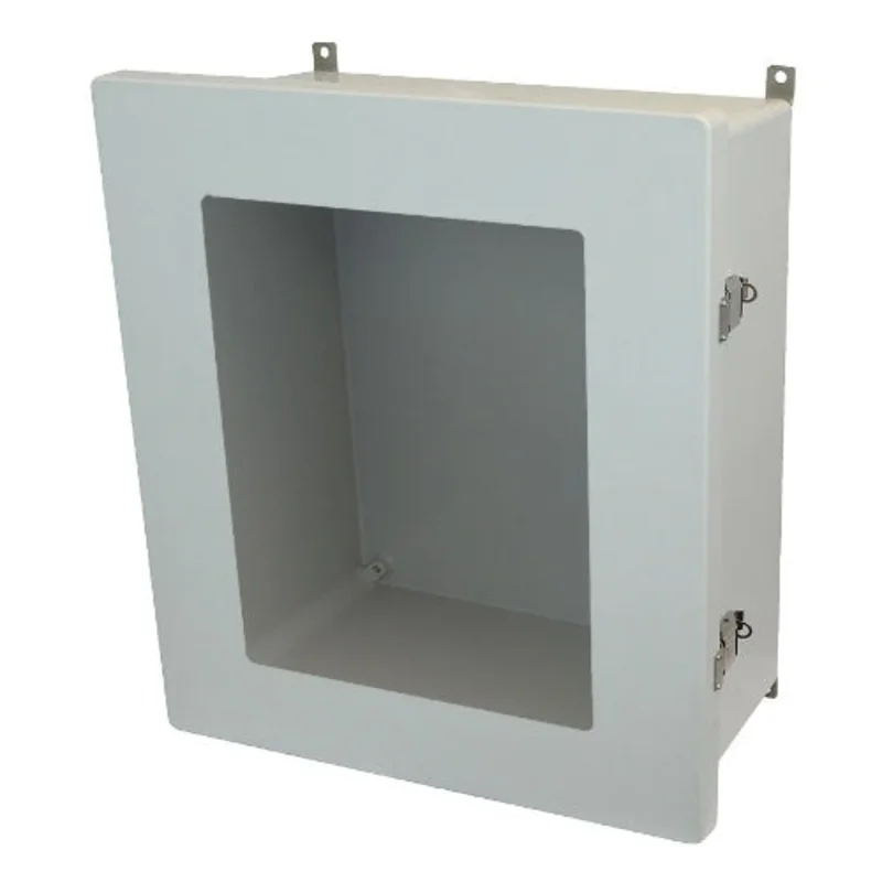 18 Inch Height Lockable Clamp Latch Window Junction Box Enclosure AM1868LW