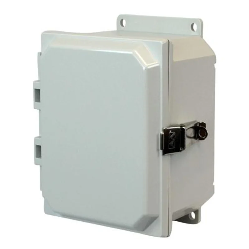 18 Inch Height Stainless Steel Lockable Snap Latch Hinged Cover AMP1860L