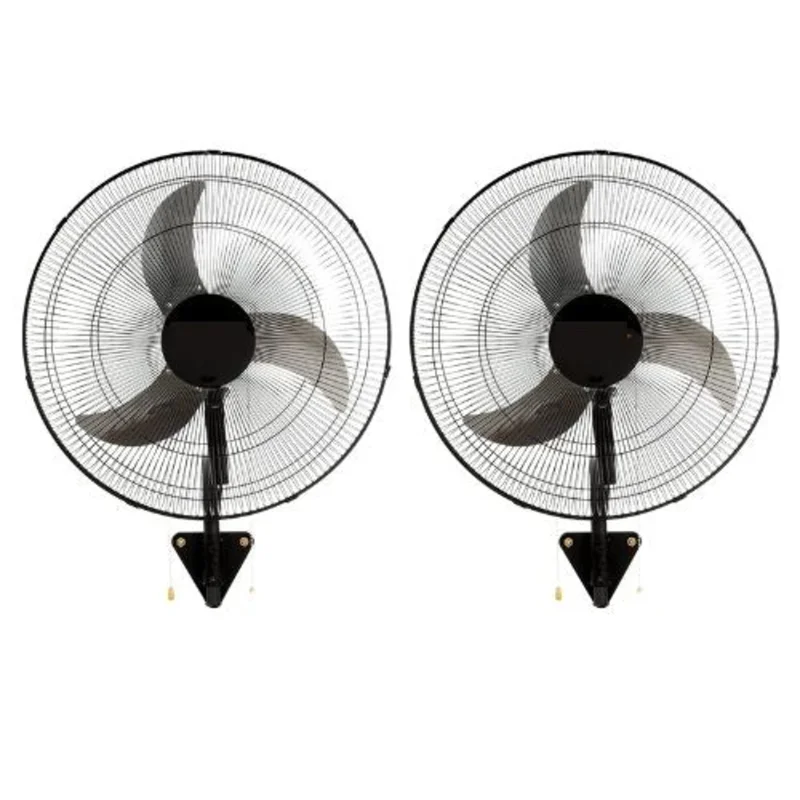 18 Oscillating Industrial Wall Mount Fan, 3-Speed, 4000 CFM (2-Pack)