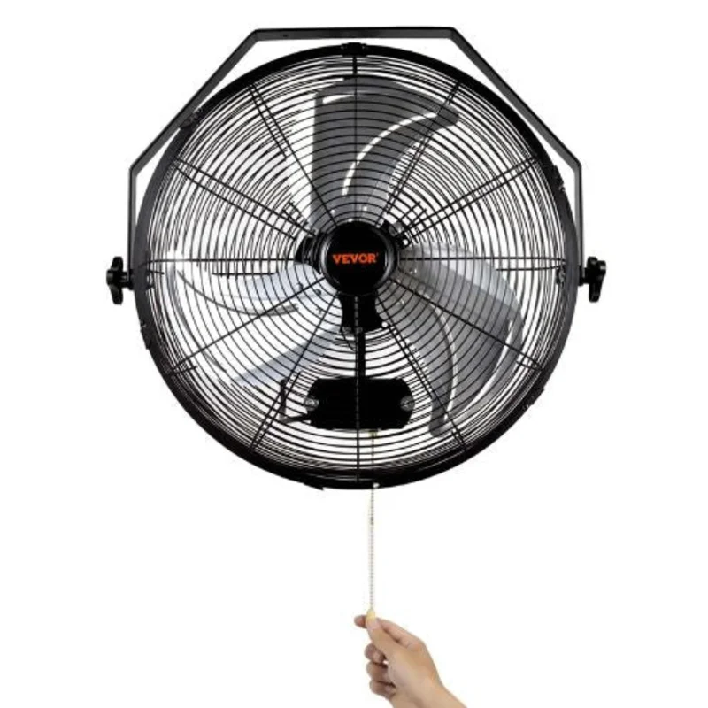 18 Waterproof High-Velocity Wall Fan 3-Speed (2 PCS)
