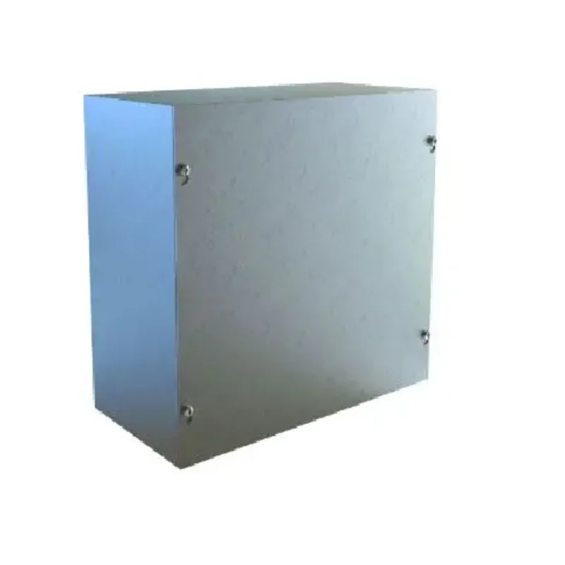 18" x 18" x 4" Type 1 Mild Steel Screw Cover Junction Box Gray CS18184