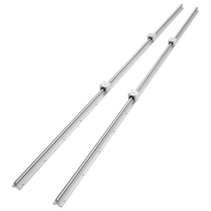 1800 mm Linear Guide Rail Set and 20 mm Slide Blocks (4 PCS) SBR20-C 1800L