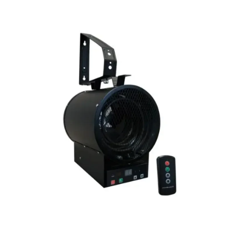 1800 to 4800 Watts 240V QMark Fan Forced Garage Heater Black GH48RPB