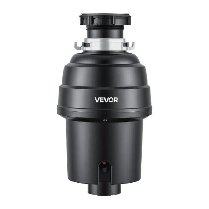1HP 3500RPM DC Motor Continuous Feed Garbage Disposal with EZ Connect Sound Reduction & Power Cord for Kitchens