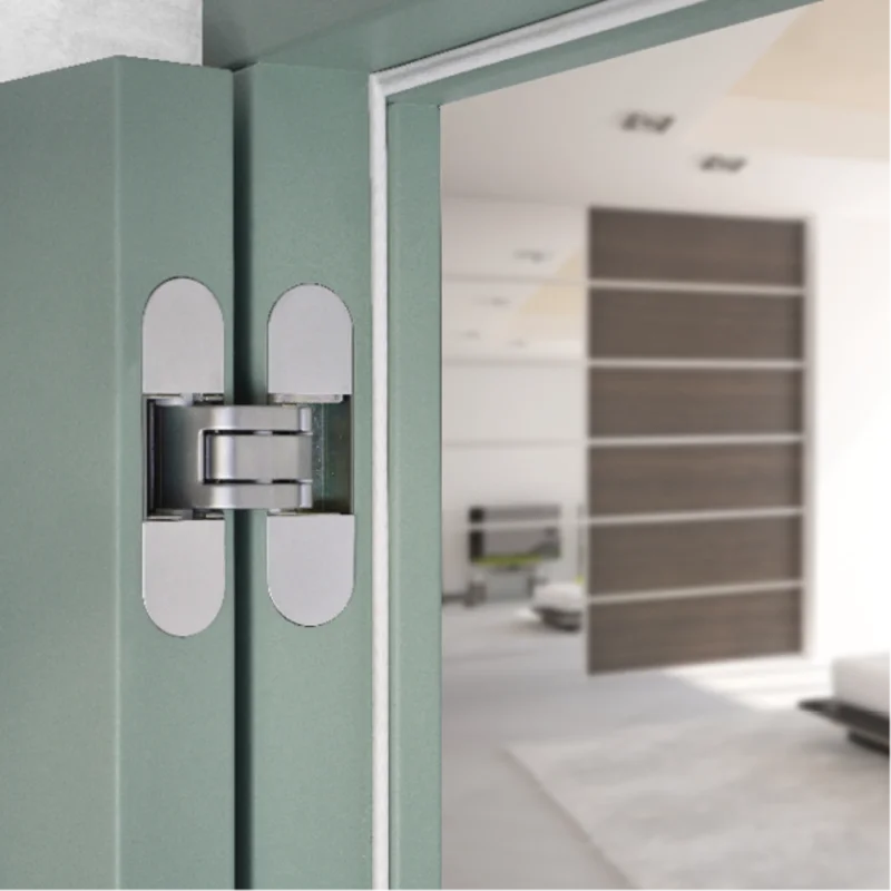2.0 Eclipse AGB - Adjustable Concealed Hinge for Telescopic coverplate and Flush Silver