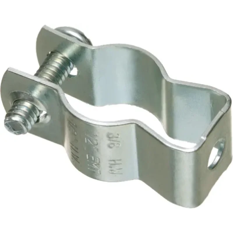 2-1/2 Inch 3-Hole Plated Steel Pipe Hanger With Formed Thread 2225