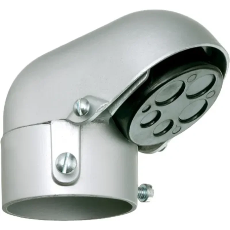 2-1/2 Inch Aluminum Clamp On Mast Reducer Entrance Cap for Overhead Electrical Service 129