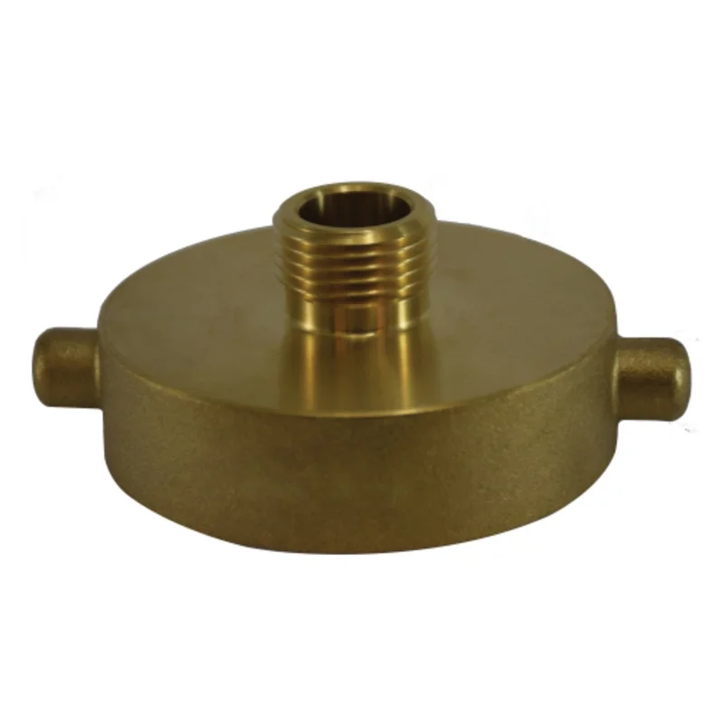 2-1/2 Inch NST x 1-1/2 Inch NPSH Fire Hose Hydrant Adapter Brass 444004