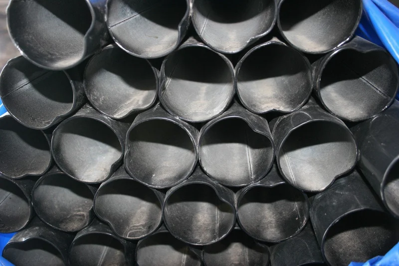 2-1/2" x .095 x 8'6" CR20 Commercial Black Pipe for Chain Link Fences
