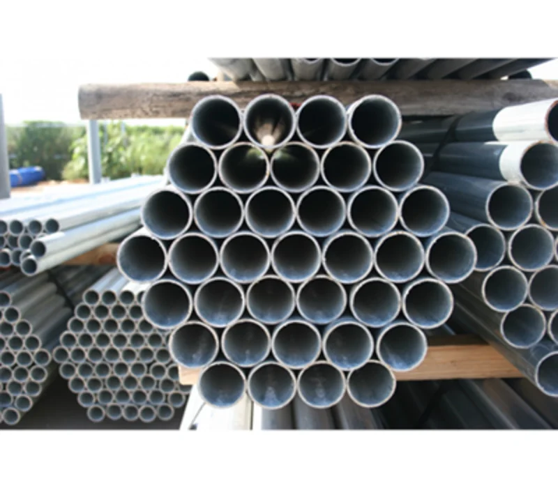 2-1/2" x .130 x 12'6" CR40 Commercial Galvanized Pipe for Chain Link Fences