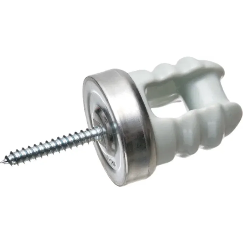 2-1/4 Inch Non Metallic Plastic Snap-In Connector for Wire Holder with Steel Clip 612
