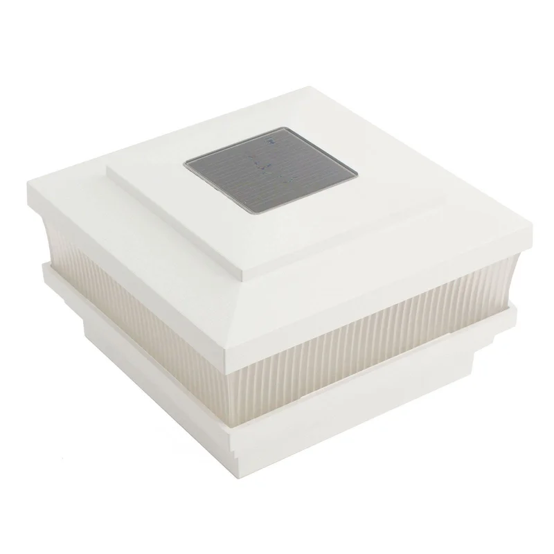 2" - 2-1/2" Galaxy Solar Ornamental Light Post Cap (Box of 24) White
