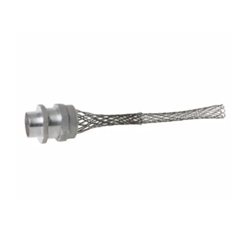 2.437 Inch Cable Diameter Range Deluxe Strain Relief Cord Grip With Stainless Steel Mesh CG1642