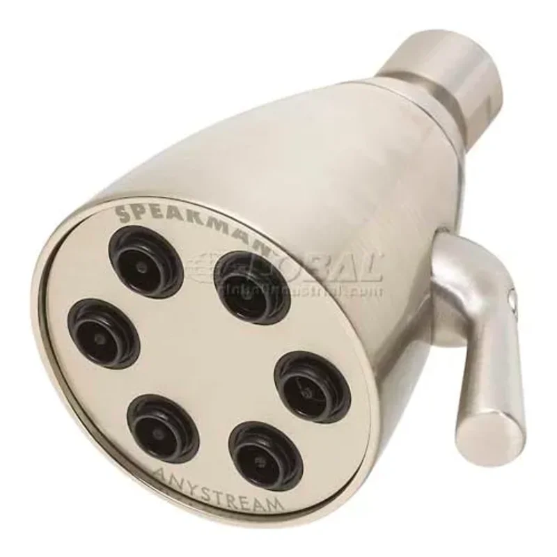 2.5 GPM 6-Jet Shower Head, Brushed Nickel S-2252-BN