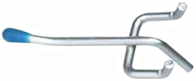 2 DBL PRONG ST HOOK-4/PK