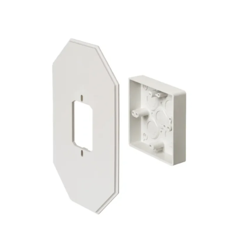 2 Gang 15-1/2 Cubic Inches Single Gang Siding Mount Electrical Box UV-Rated Plastic 8081DBL