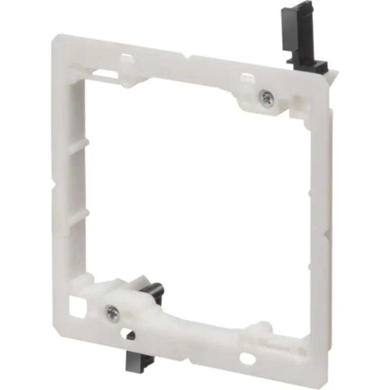 2 Gang Low Voltage Mounting Bracket with Hole Saw Wall Mount Plastic LV2LP