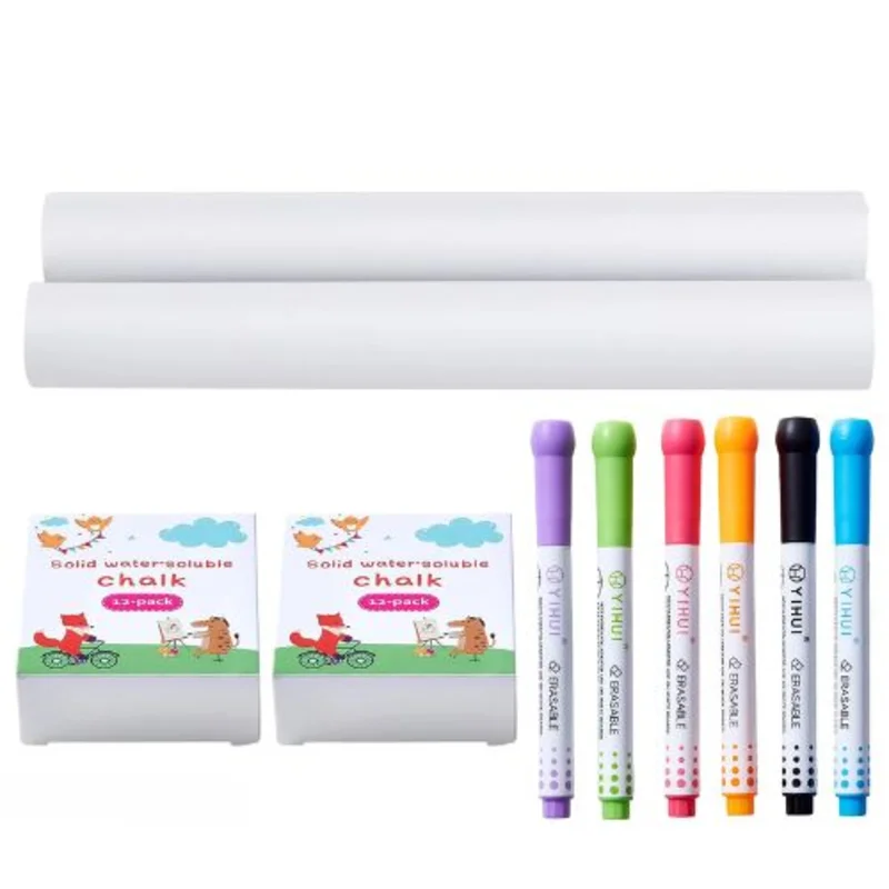 2-in-1 Wooden Art Easel for Kids Double-Sided Whiteboard & Chalkboard Adjustable Foldable Drawing Board with Accessories