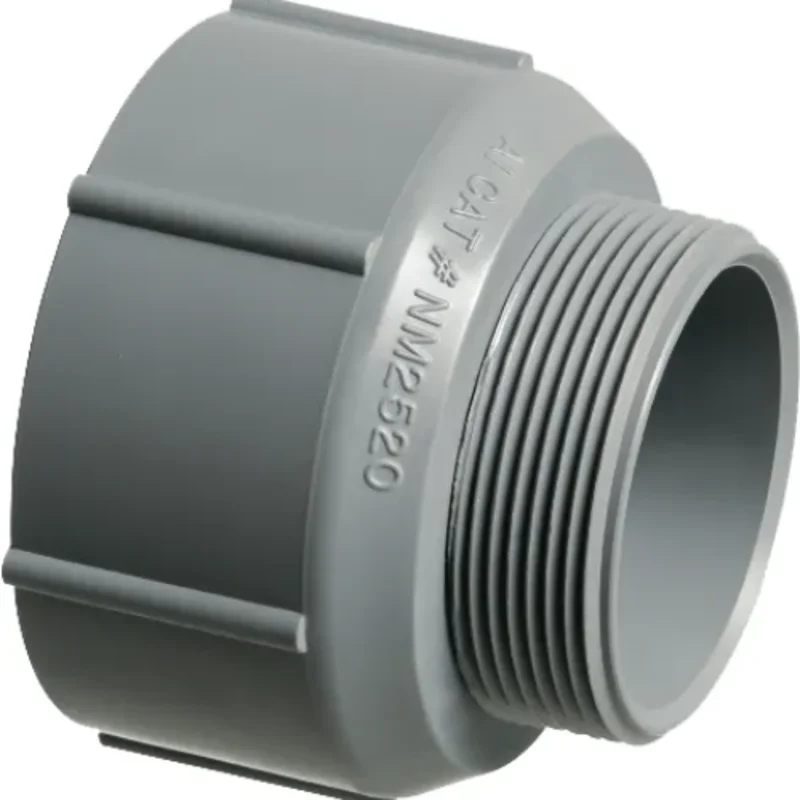 2 Inch Durable Non Metallic Dual Screw Pipe Reducer For Meters Connector NM2520