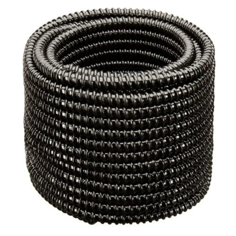 2 Inch Flexible PVC NON Split Tubing Black 100FT