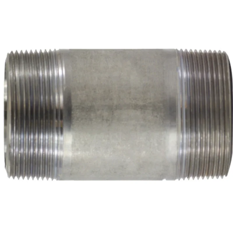 2 Inch MPT Seamless Pipe Nipple Stainless Steel 52161
