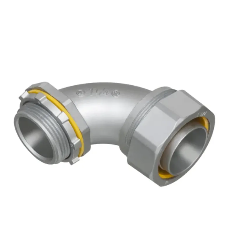 2 Inch Push In Liquid Tight Conduit Connector with Insulated Throat Zinc LT90200