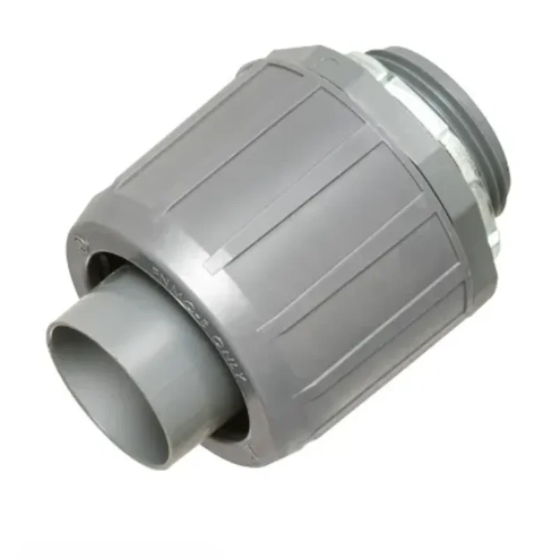 2 Inch Push In Non Metallic Liquidtight Conduit Connector UV Rated Plastic NMLT20