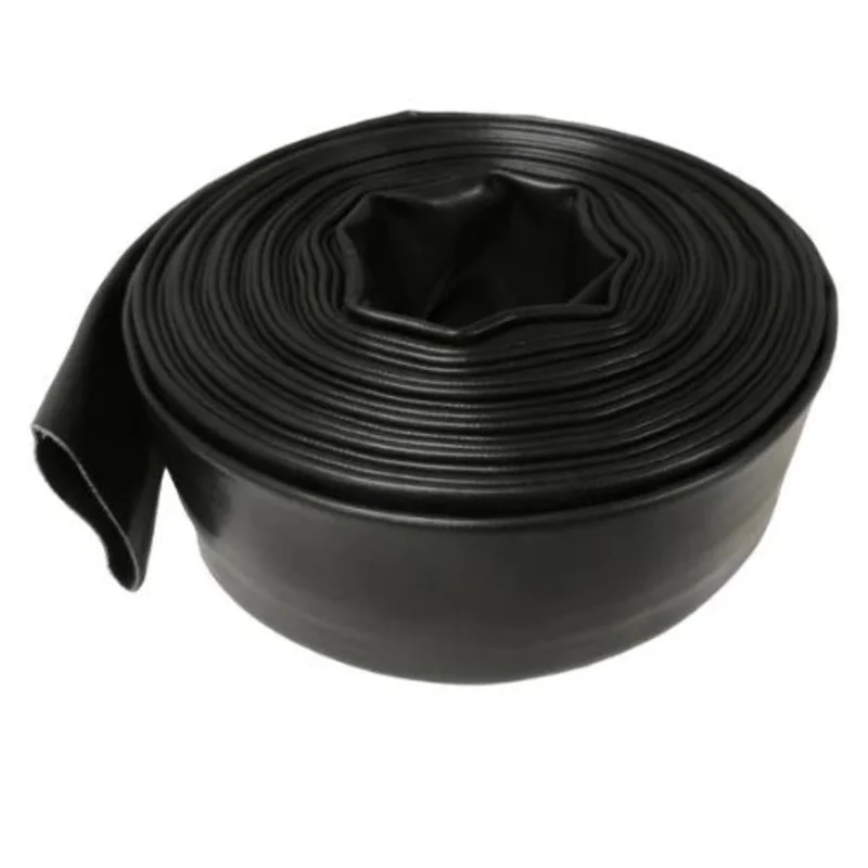 2" x 300FT Black 6 Bar Heavy Duty Lay Flat Discharge Hose
