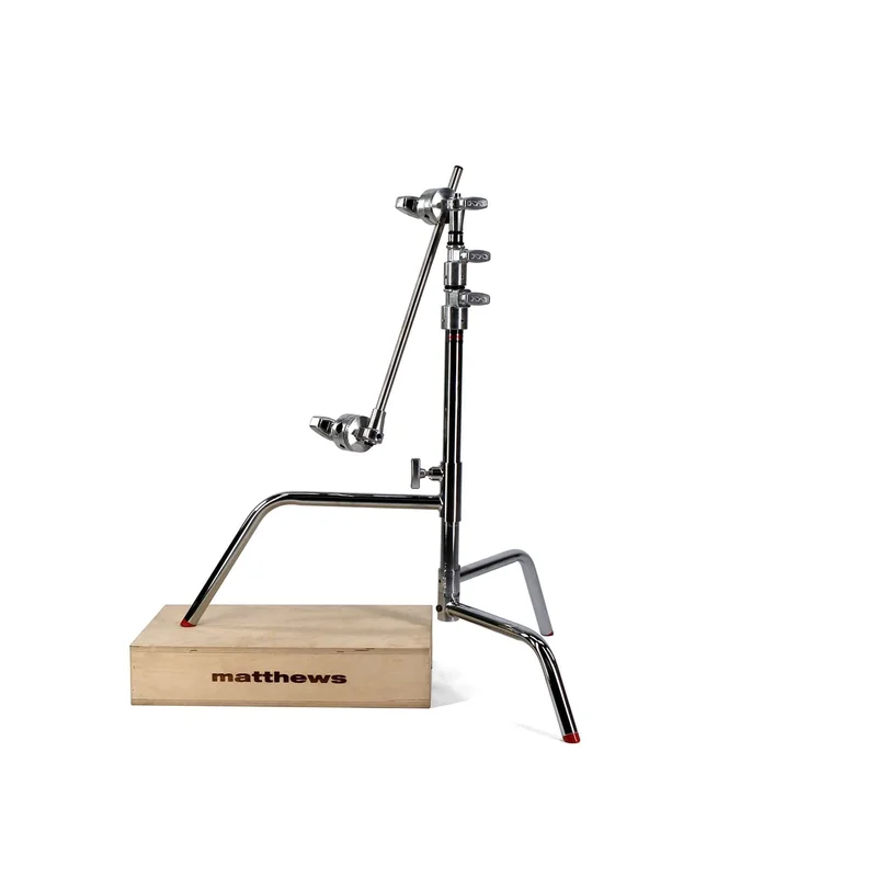 20" C-Stand w/Sliding Leg, Includes Grip Head & Arm Chrome