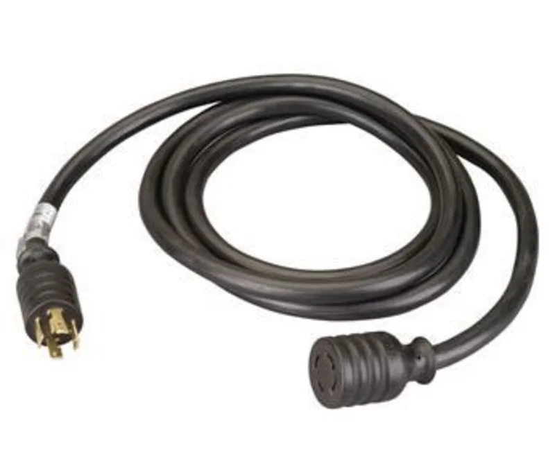 20 Feet Length Black Generator Power Cord PC3020M