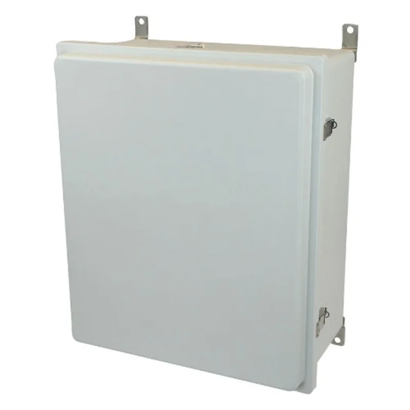 20 Inch Width Solid Wall Mount Control Series Fiberglass Enclosure AM24208RL