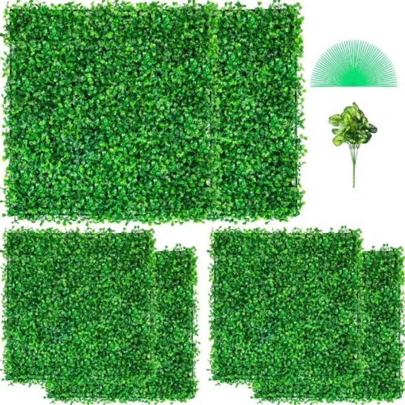 20"x20" Artificial Boxwood Panel for Decor Privacy Fence Indoor, Outdoor Garden Backyard