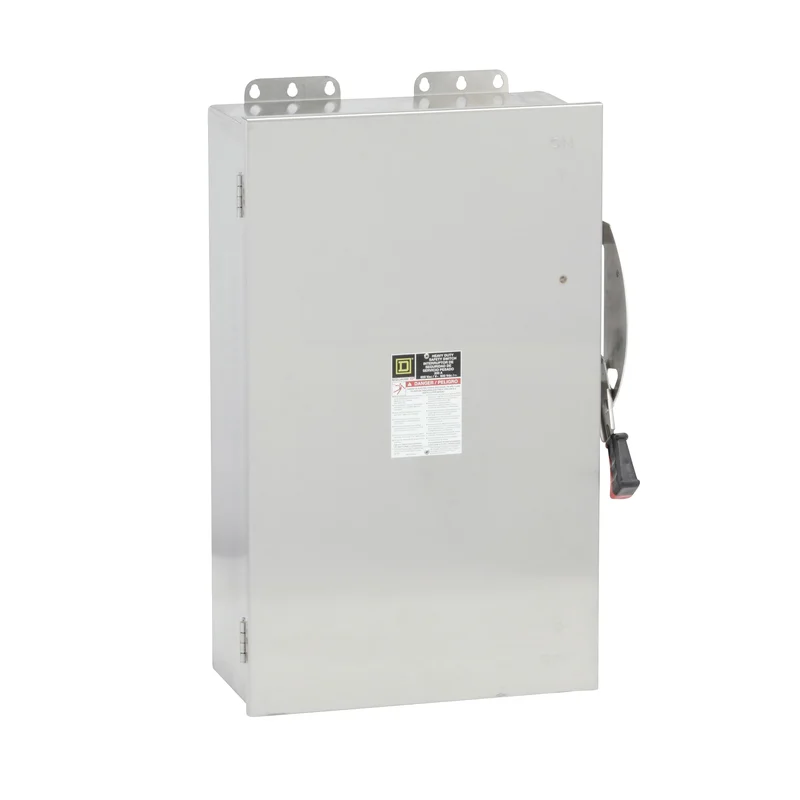 200A 200KA 600V 3 Phase NEMA 4X Surface Disconnect and Safety Switches HU364DS