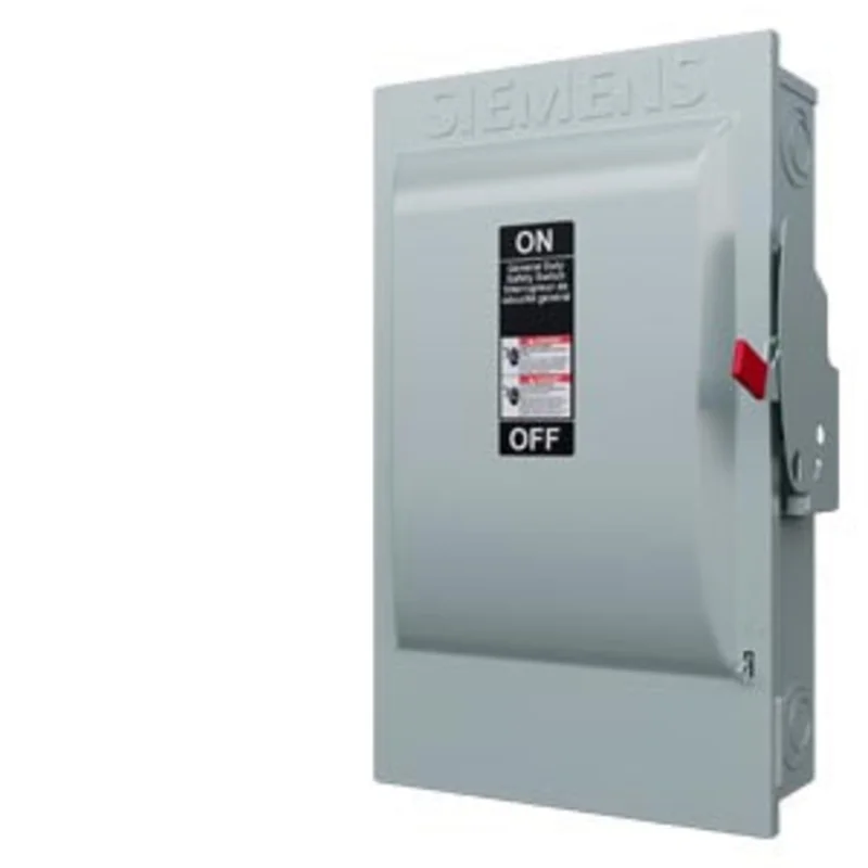 200A 240VAC 2 Pole Fusible General Duty Safety Switch GF224NA